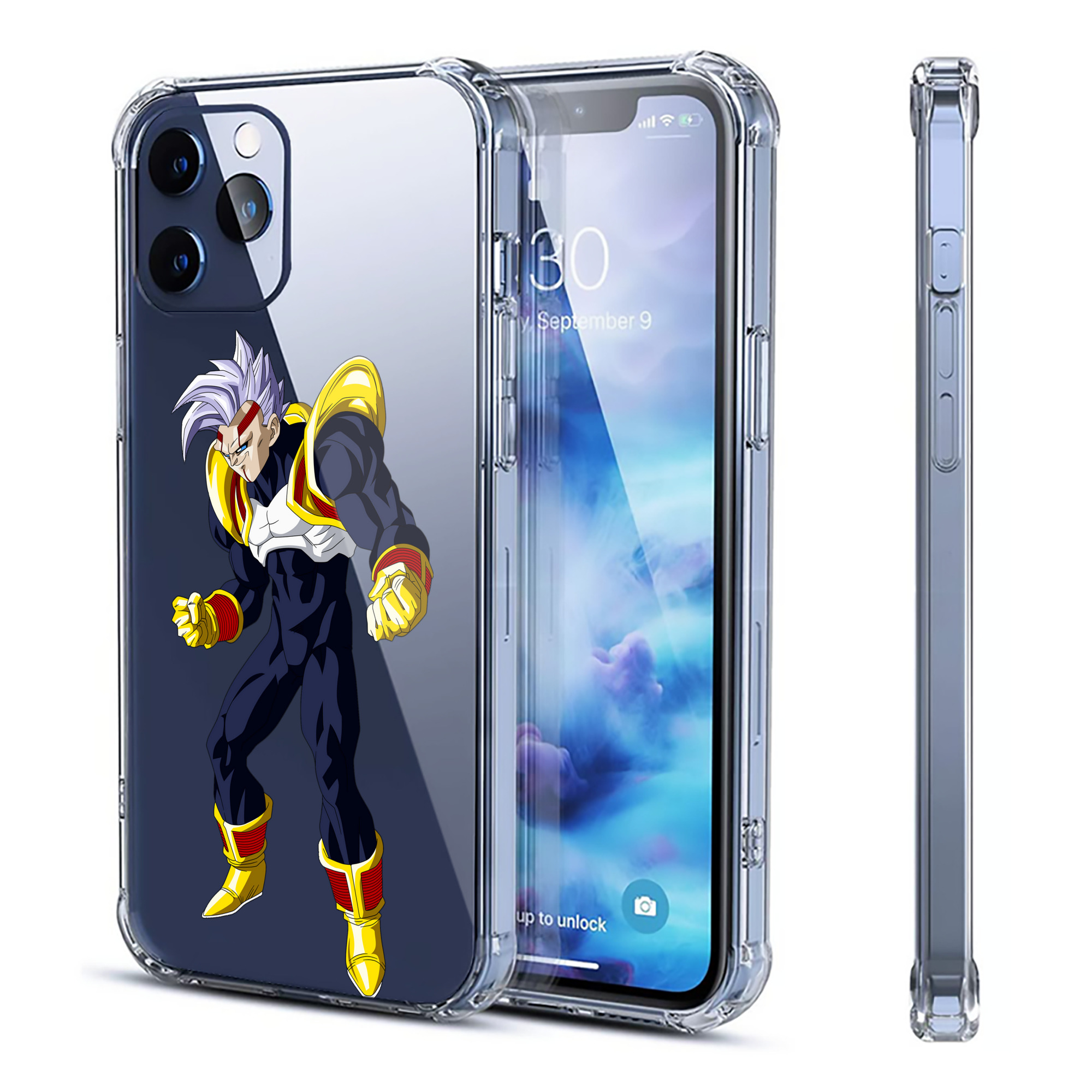 （画像用） ドラゴンボール DRAGON BALL 【iPhone 12シリーズ対応】透明スマホケース（クリアソフトケース）